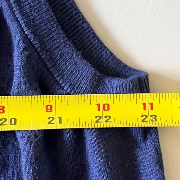 Peter Millar Luxury Cotton/Nylon/Silk/Cashmere 1/4 Zip Golf Sweater Vest. Sz. XL - Picture 6 of 8